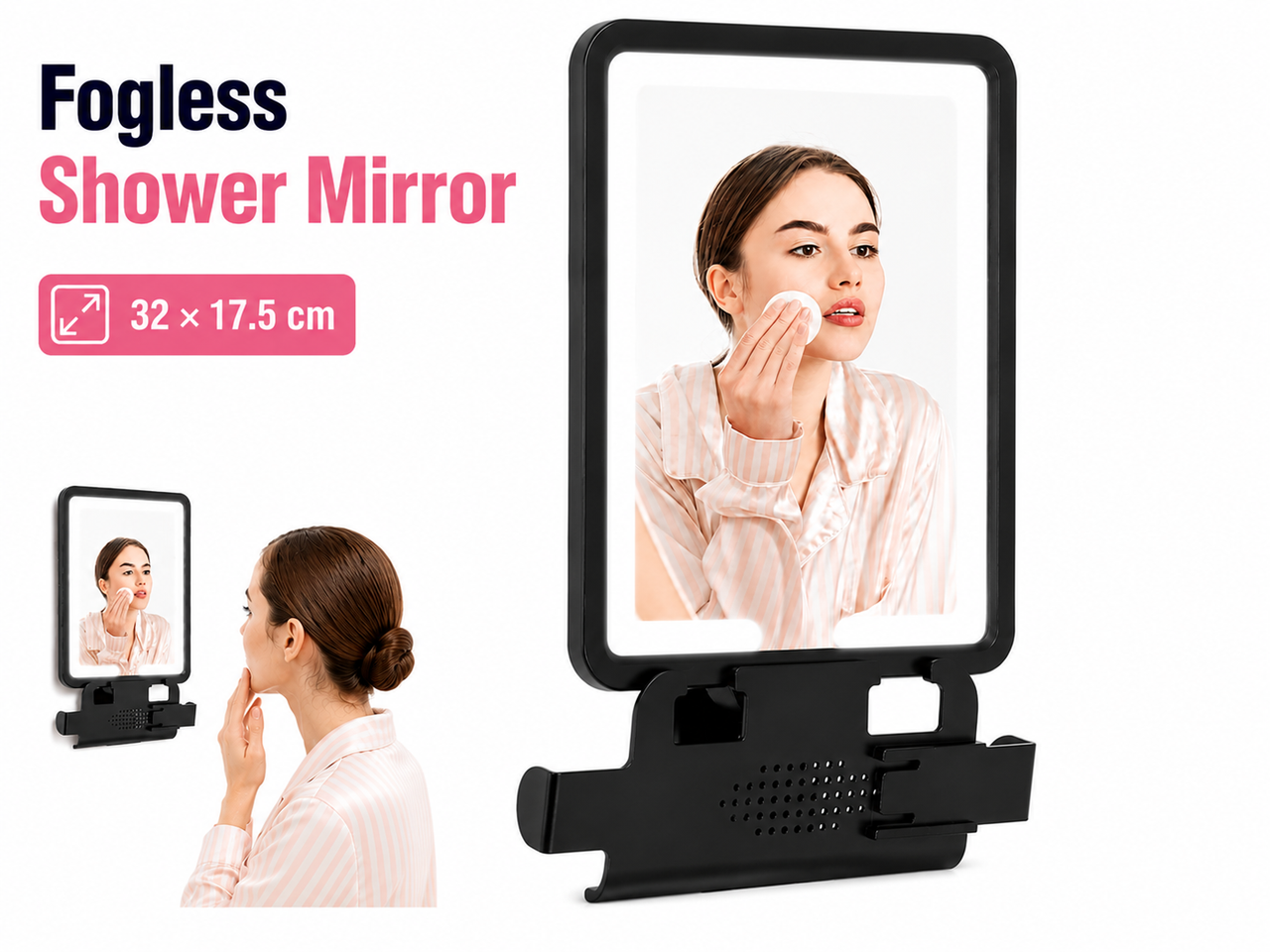 Rechargeable Anti Fog Shaving Mirror