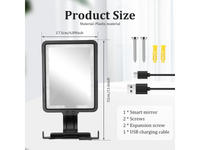 Thumbnail for Rechargeable Anti Fog Shaving Mirror