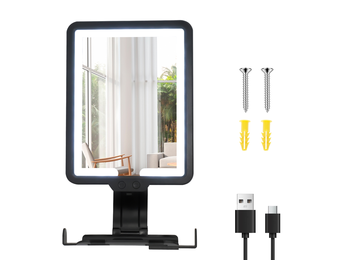 Rechargeable Anti Fog Shaving Mirror