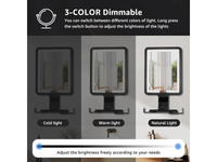 Thumbnail for Rechargeable Anti Fog Shaving Mirror