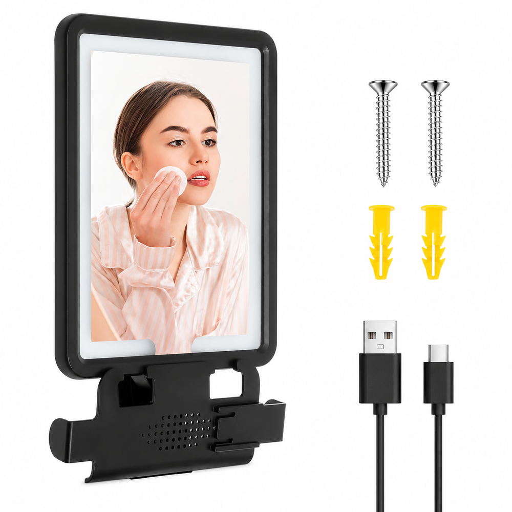 Rechargeable Anti Fog Shaving Mirror