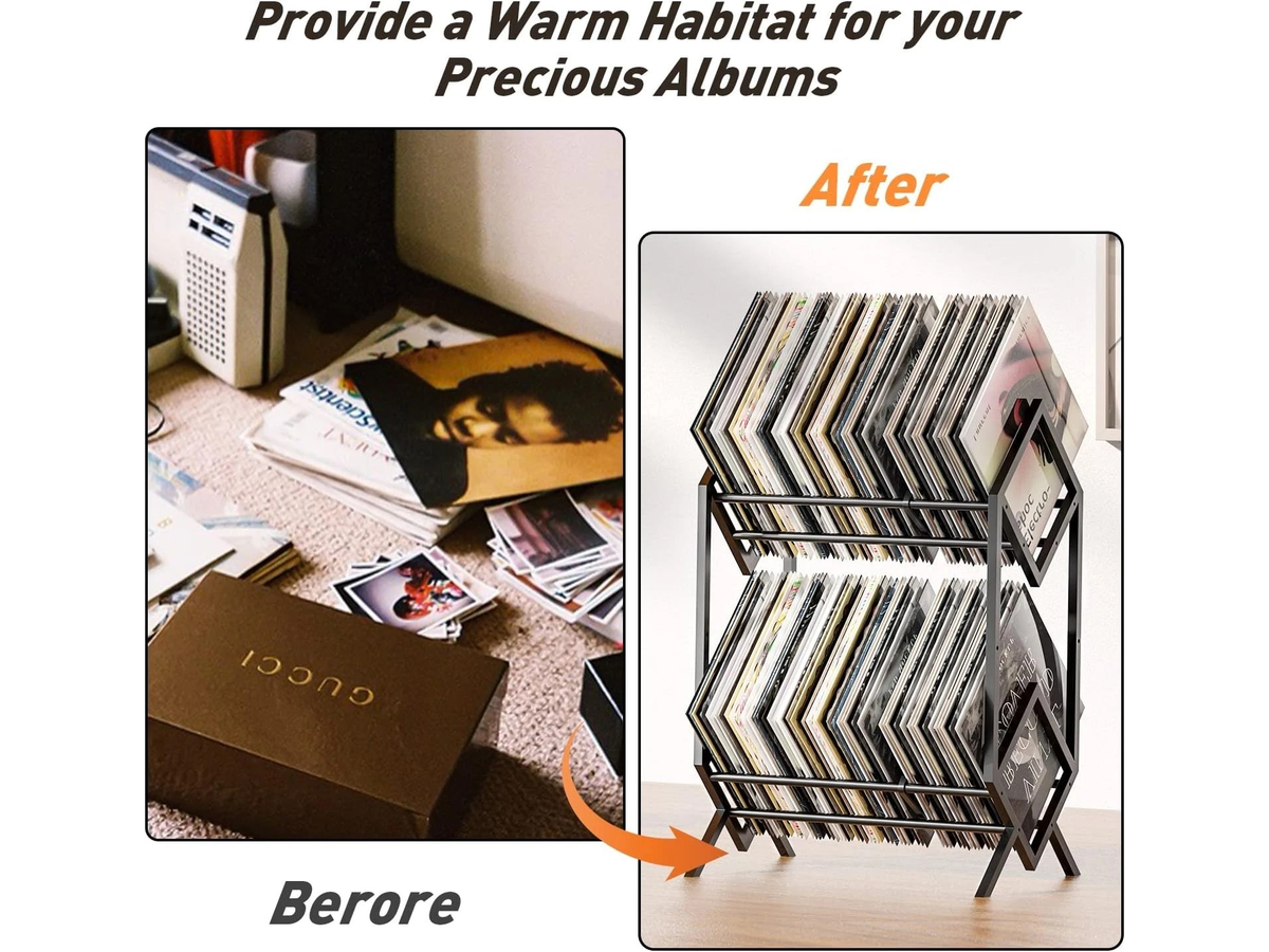 Vinyl Record Storage Holder