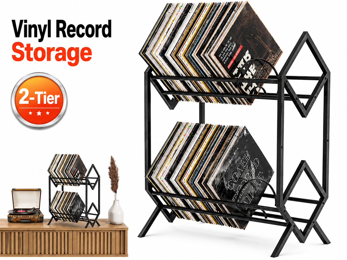 Vinyl Record Storage Holder