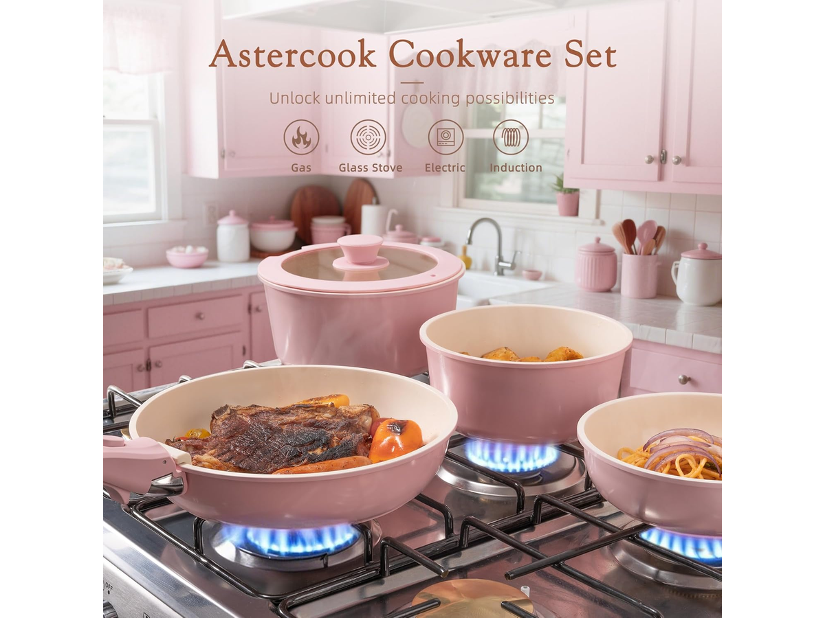 Non stick Cookware Set Kitchen Pots and Pans Set