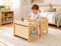 Thumbnail for Wooden Activity Table and Chair Set
