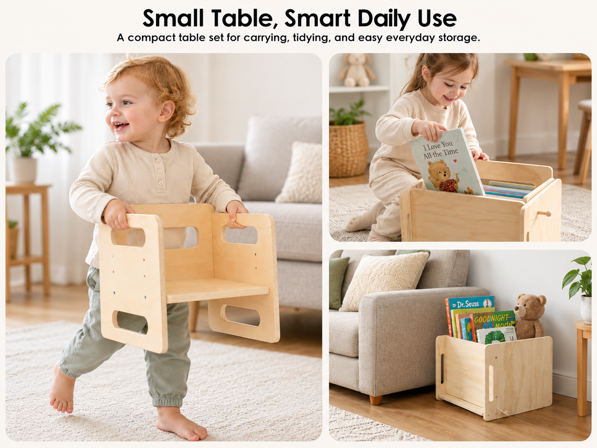 Wooden Activity Table and Chair Set
