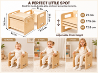 Thumbnail for Wooden Activity Table and Chair Set
