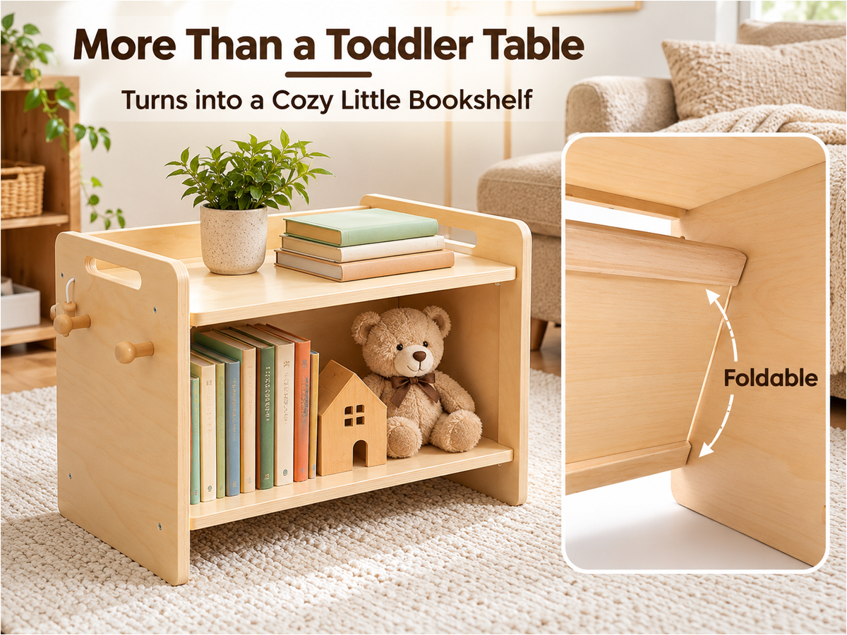 Wooden Activity Table and Chair Set
