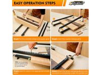 Thumbnail for Woodworking Panel Clamps 2 Pack