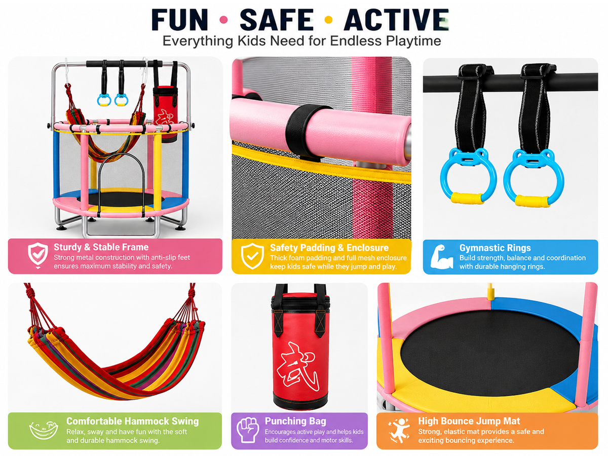 Mini Kids Trampoline 1.2M