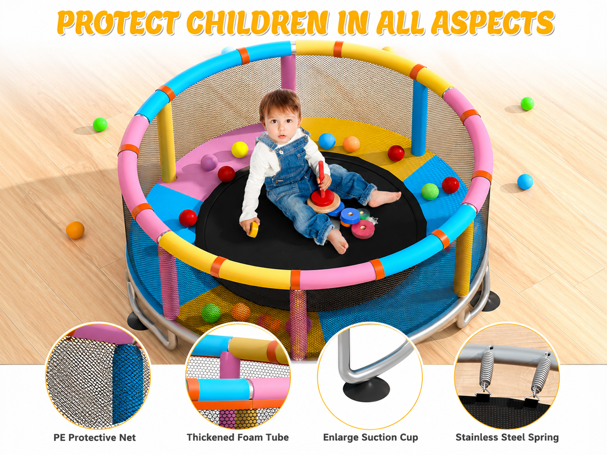 Mini Kids Trampoline 1.2M
