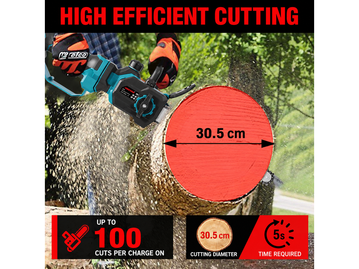 Mini Chain saw Cordless Power Chain Saws 12 Inch