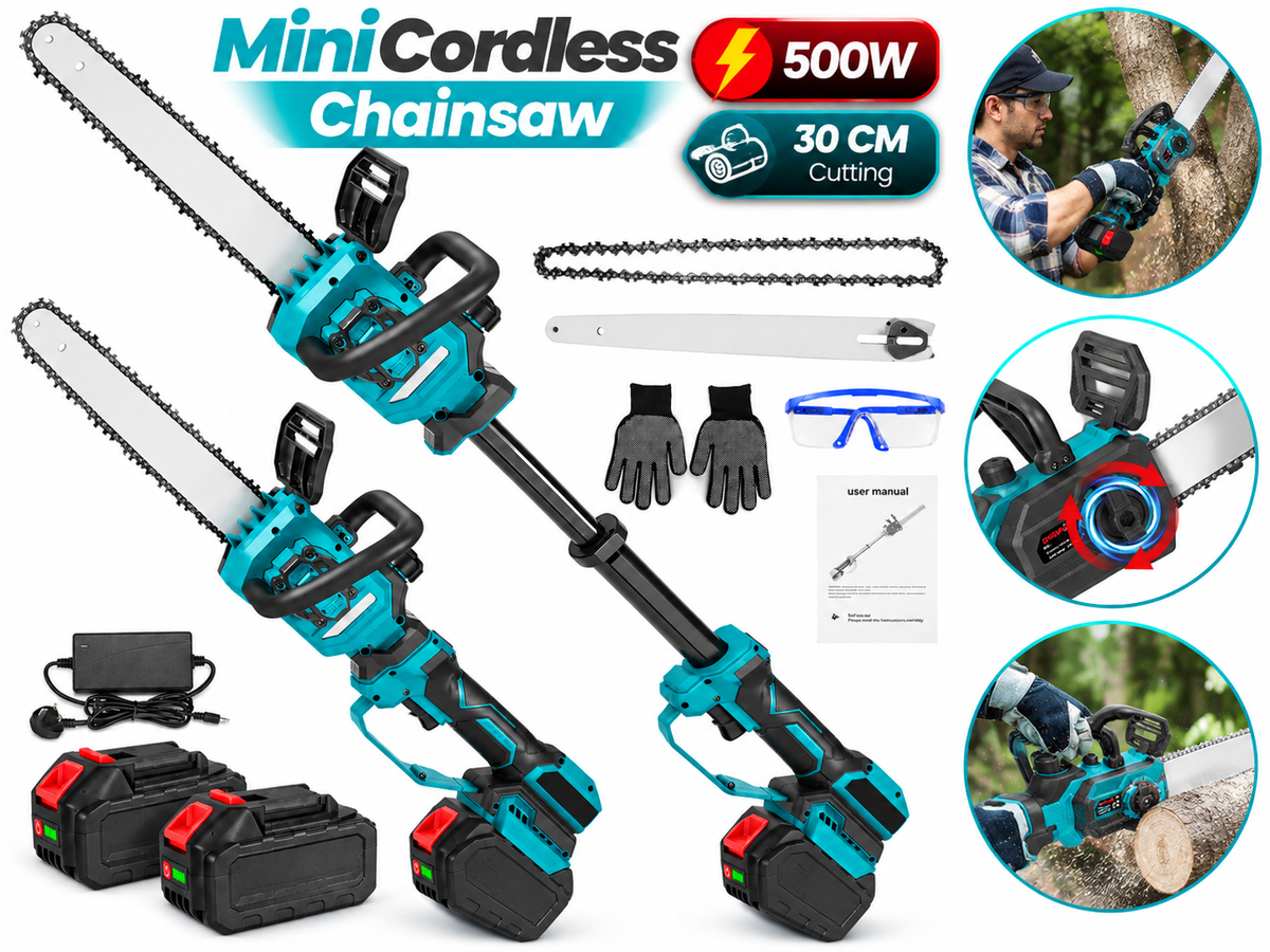 Mini Chain saw Cordless Power Chain Saws 12 Inch