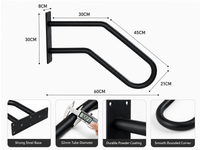 Thumbnail for Wall Mount Handrail for Outdoor Steps
