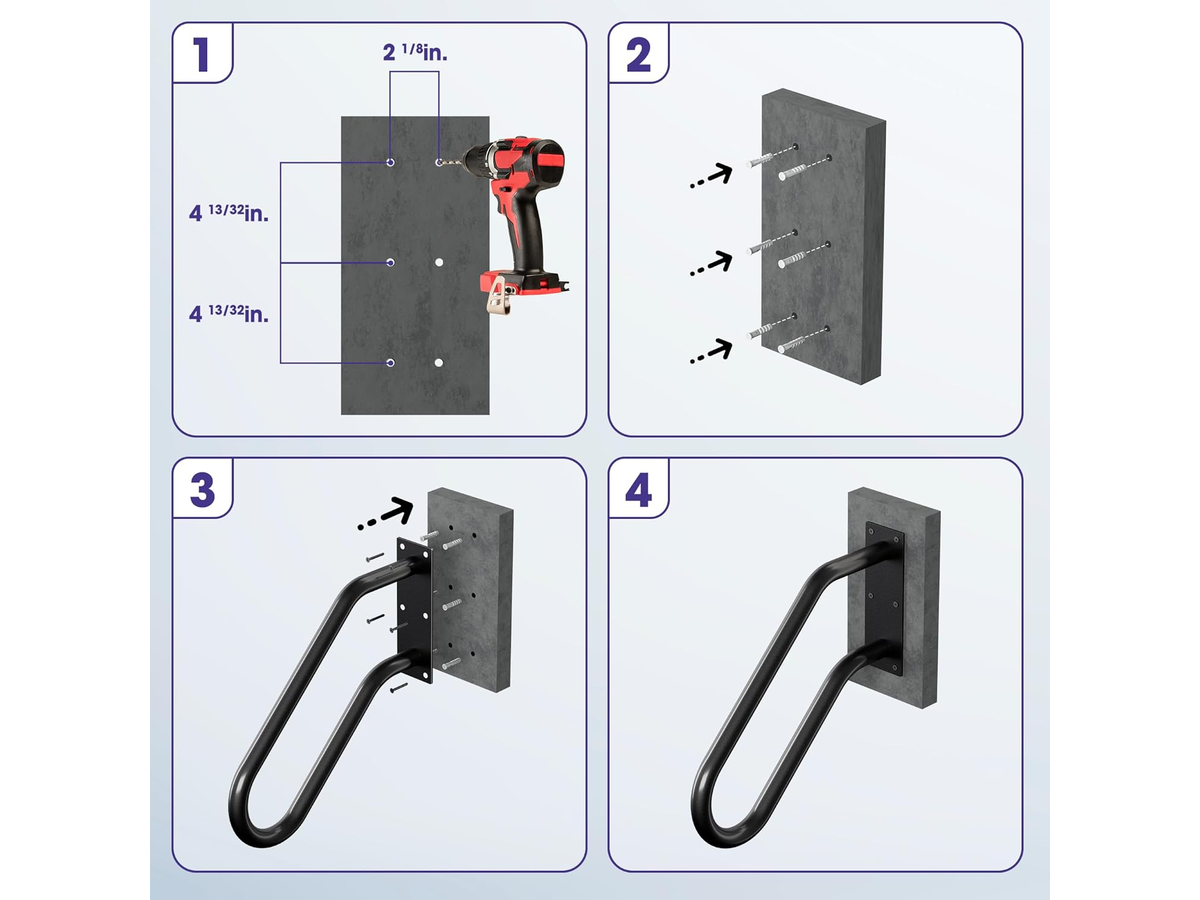 Wall Mount Handrail for Outdoor Steps