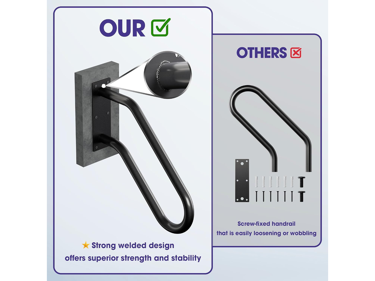 Wall Mount Handrail for Outdoor Steps