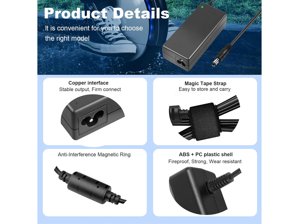 Replacement Scooter Charger 42V 2A