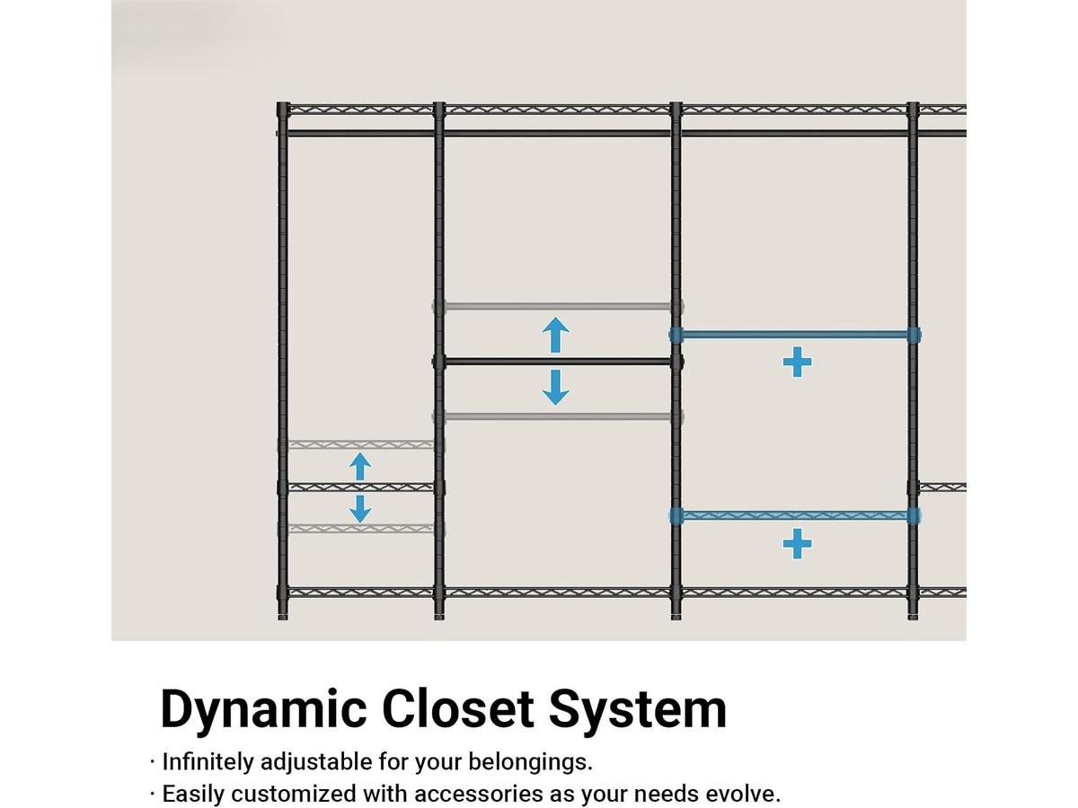 Metal Wardrobe Clothes Rack