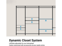 Thumbnail for Metal Wardrobe Clothes Rack