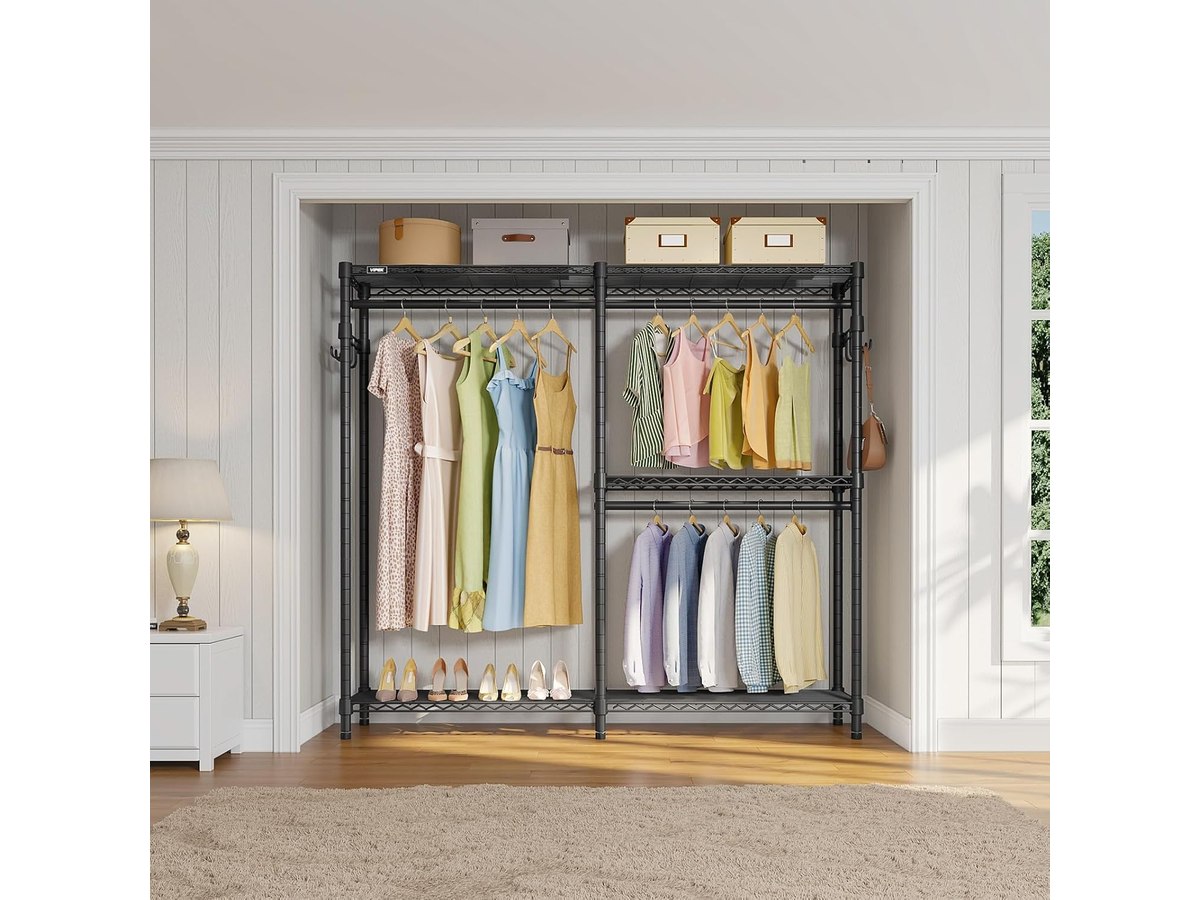 Metal Wardrobe Clothes Rack