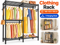 Thumbnail for Metal Wardrobe Clothes Rack