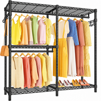 Thumbnail for Metal Wardrobe Clothes Rack