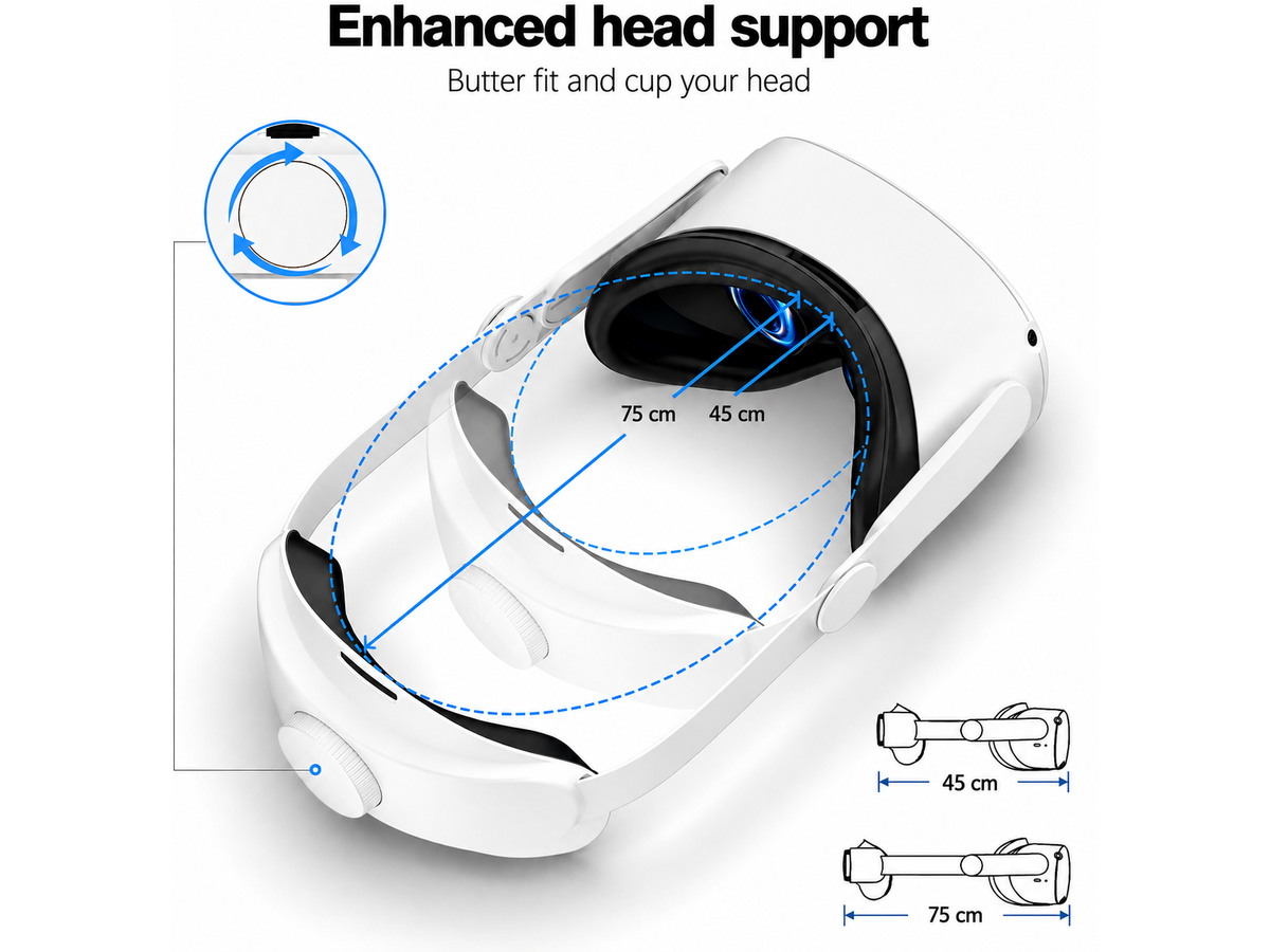 Head Strap Compatible with Oculus Quest 2