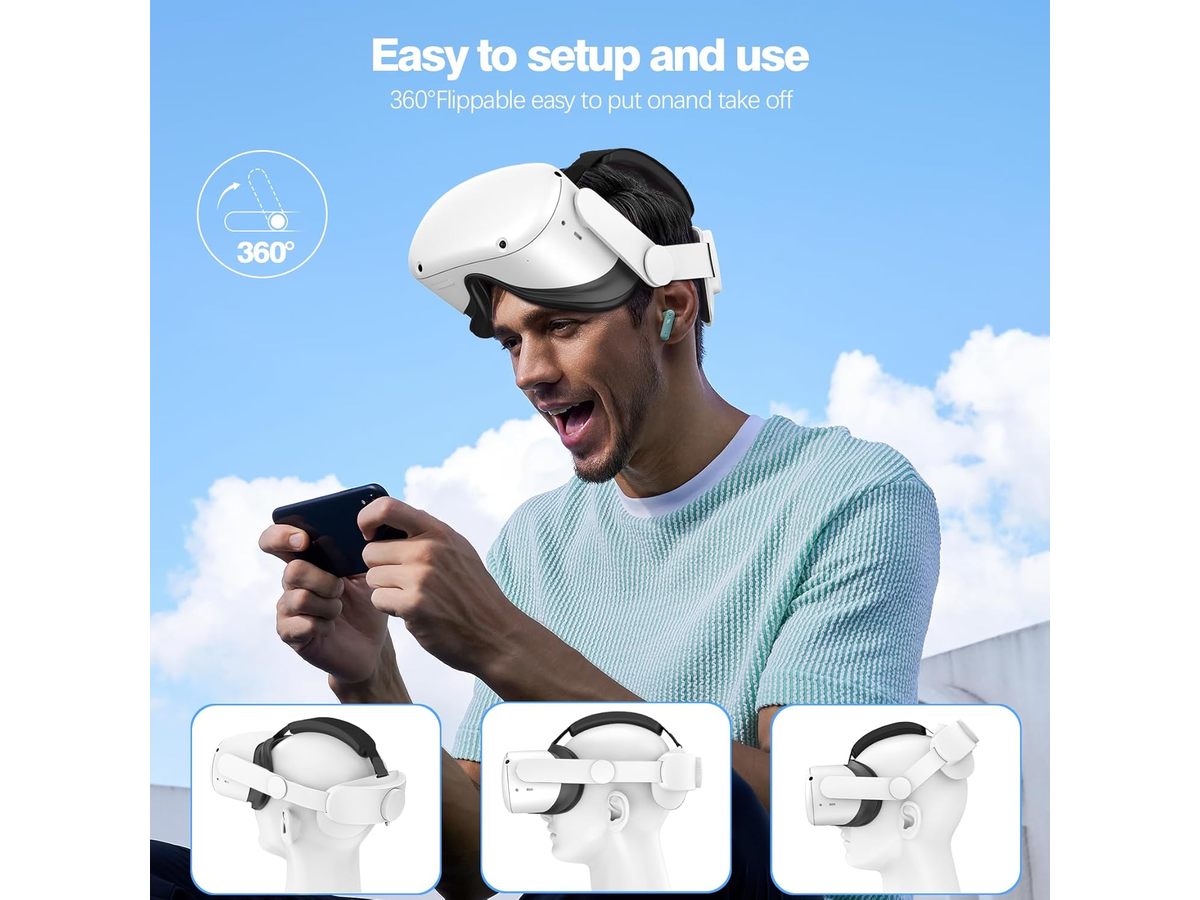 Head Strap Compatible with Oculus Quest 2