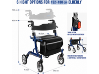 Thumbnail for Rollator Walker Foldable