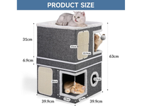 Thumbnail for Foldable Cat House
