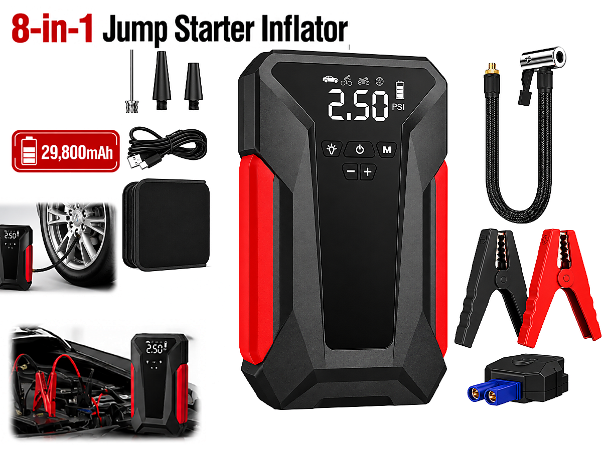 Emergency Car Jump Starter 4000A