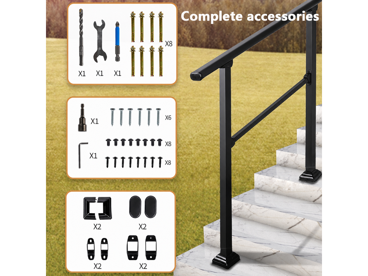 Stair Handrail 3 Steps