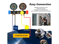 Thumbnail for 4 Way AC Manifold Gauge Set