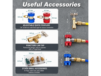 Thumbnail for 4 Way AC Manifold Gauge Set