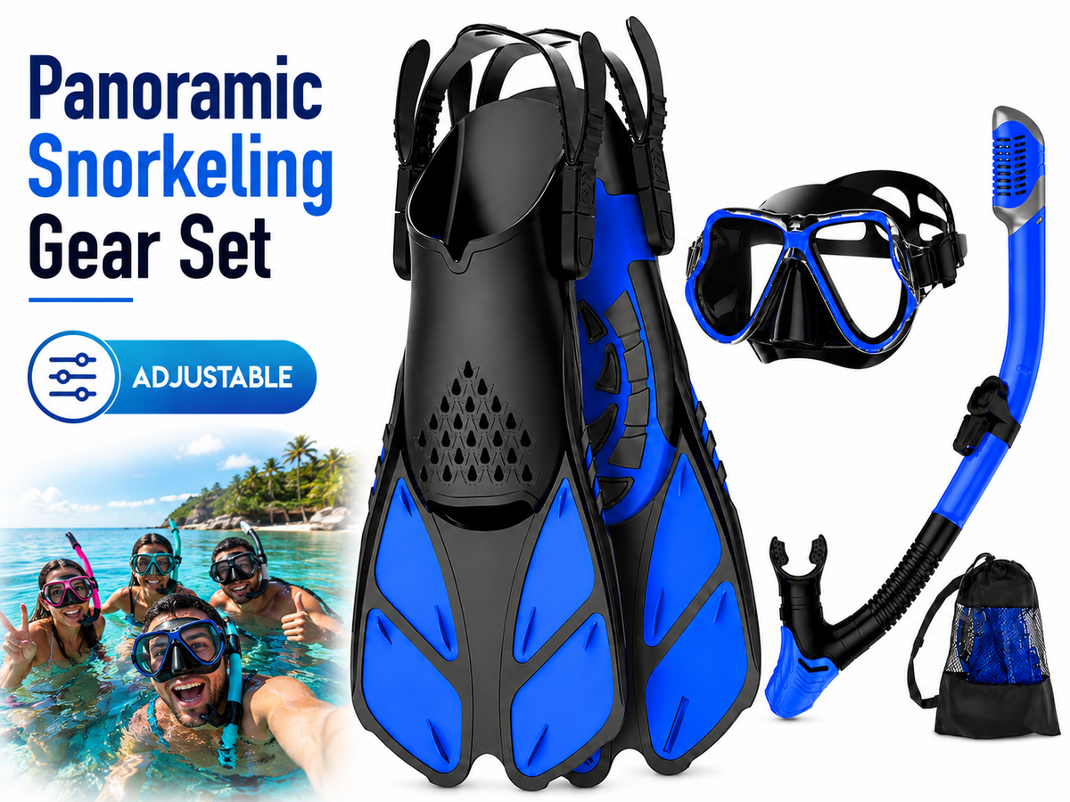 Mask Fins Snorkel Set