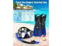 Thumbnail for Mask Fins Snorkel Set