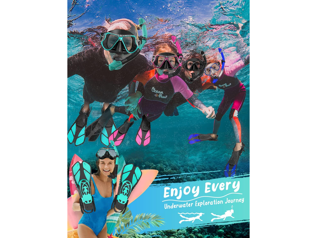 Mask Fins Snorkel Set