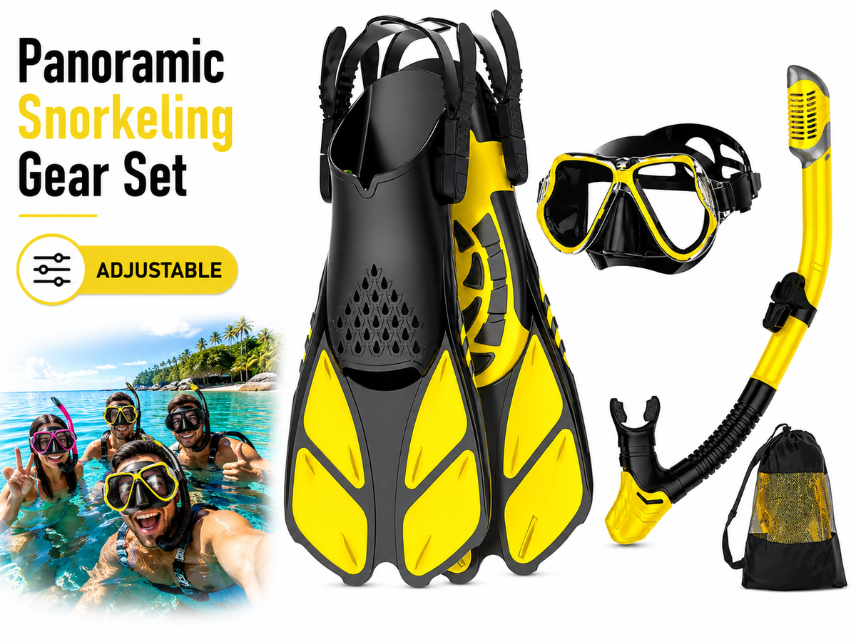 Mask Fins Snorkel Set