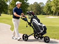 Thumbnail for Wheel Golf Trundler Folding Golf Trolley