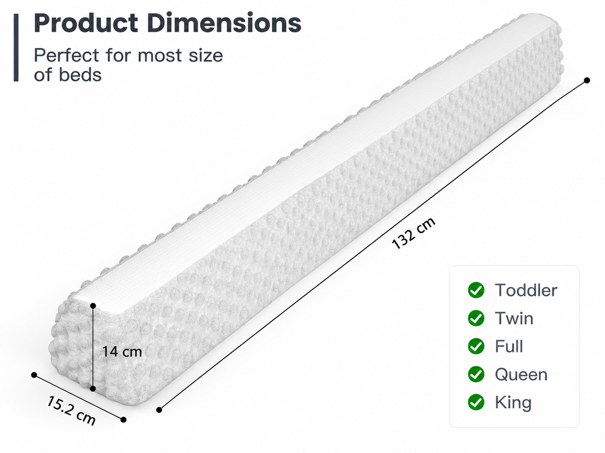 Foam Bed Bumper Non Slip Bed Guard Rail