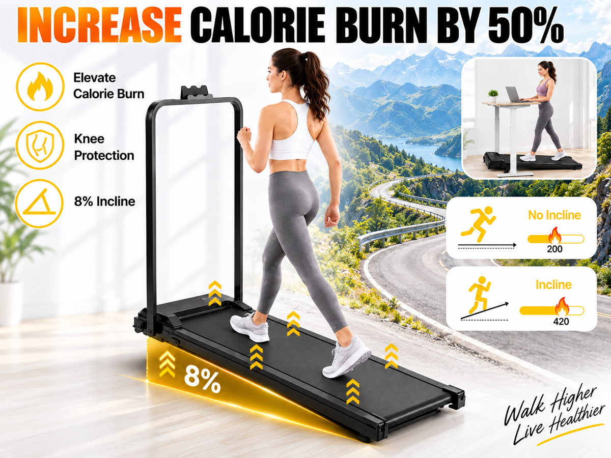 Foldable Incline Treadmill