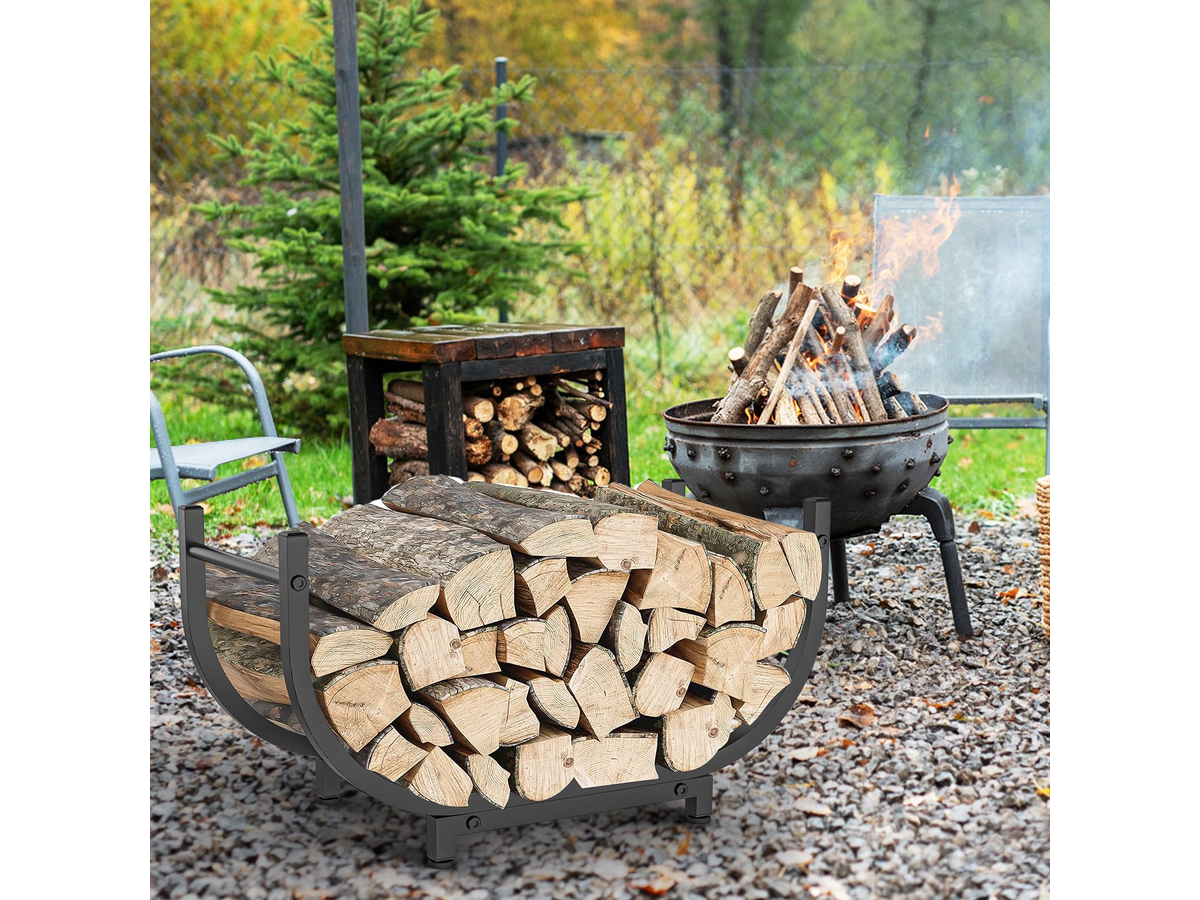 Firewood Log Storage Rack
