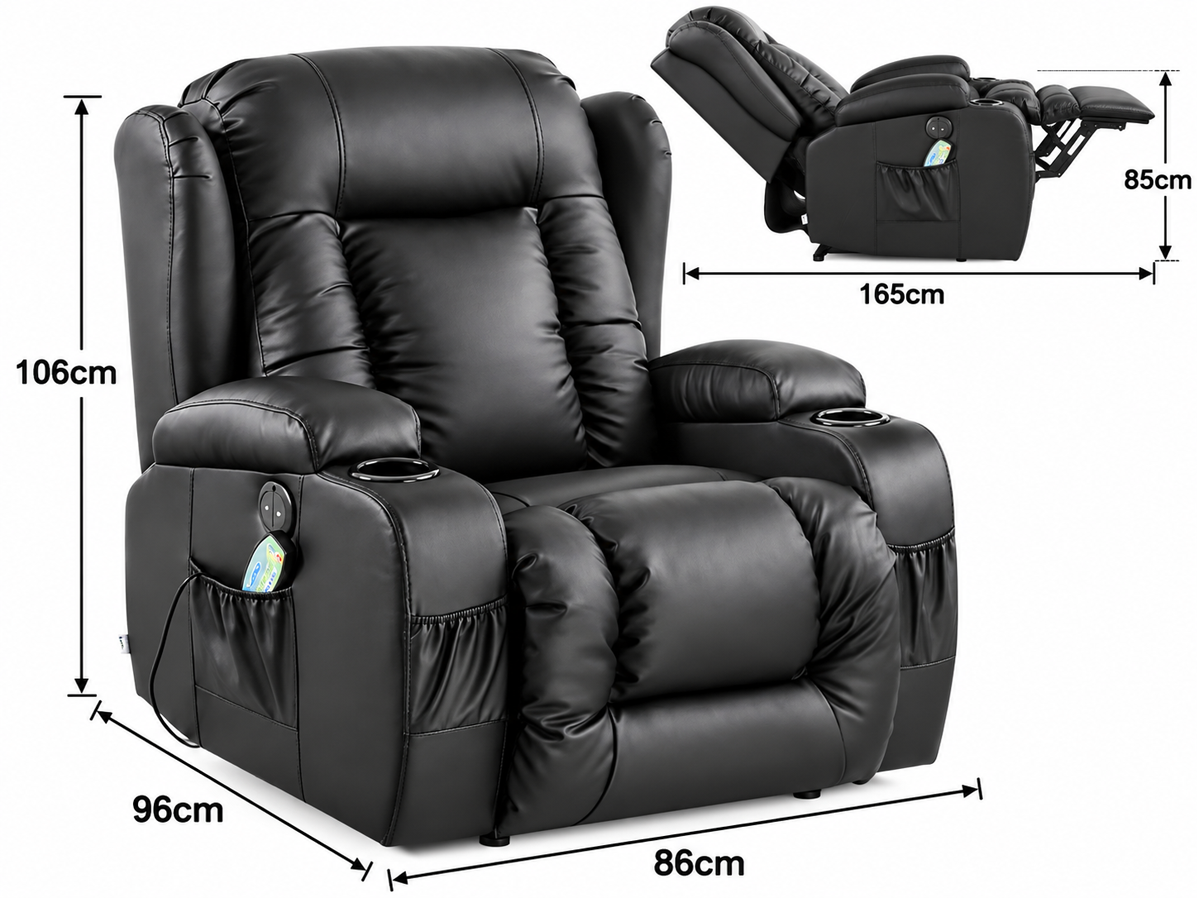 Recliner Chair with Heat Massage