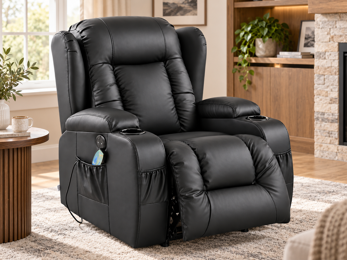 Recliner Chair with Heat Massage