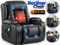 Thumbnail for Recliner Chair with Heat Massage