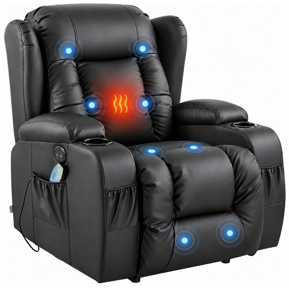 Recliner Chair with Heat Massage