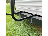 Thumbnail for Camper RV Bumper Mount Tote Tank Carrier Rack