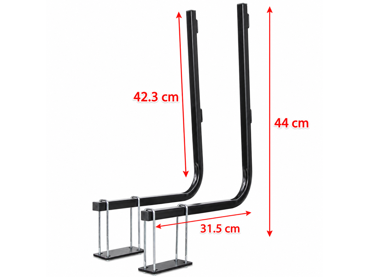 Camper RV Bumper Mount Tote Tank Carrier Rack