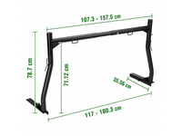 Thumbnail for Truck Bed Rack 2 Piece Adjustable Heavy Duty Pickup Rack