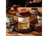 Thumbnail for Whiskey Smoker Kit with Torch 6 Wood Chips 2 Glasses